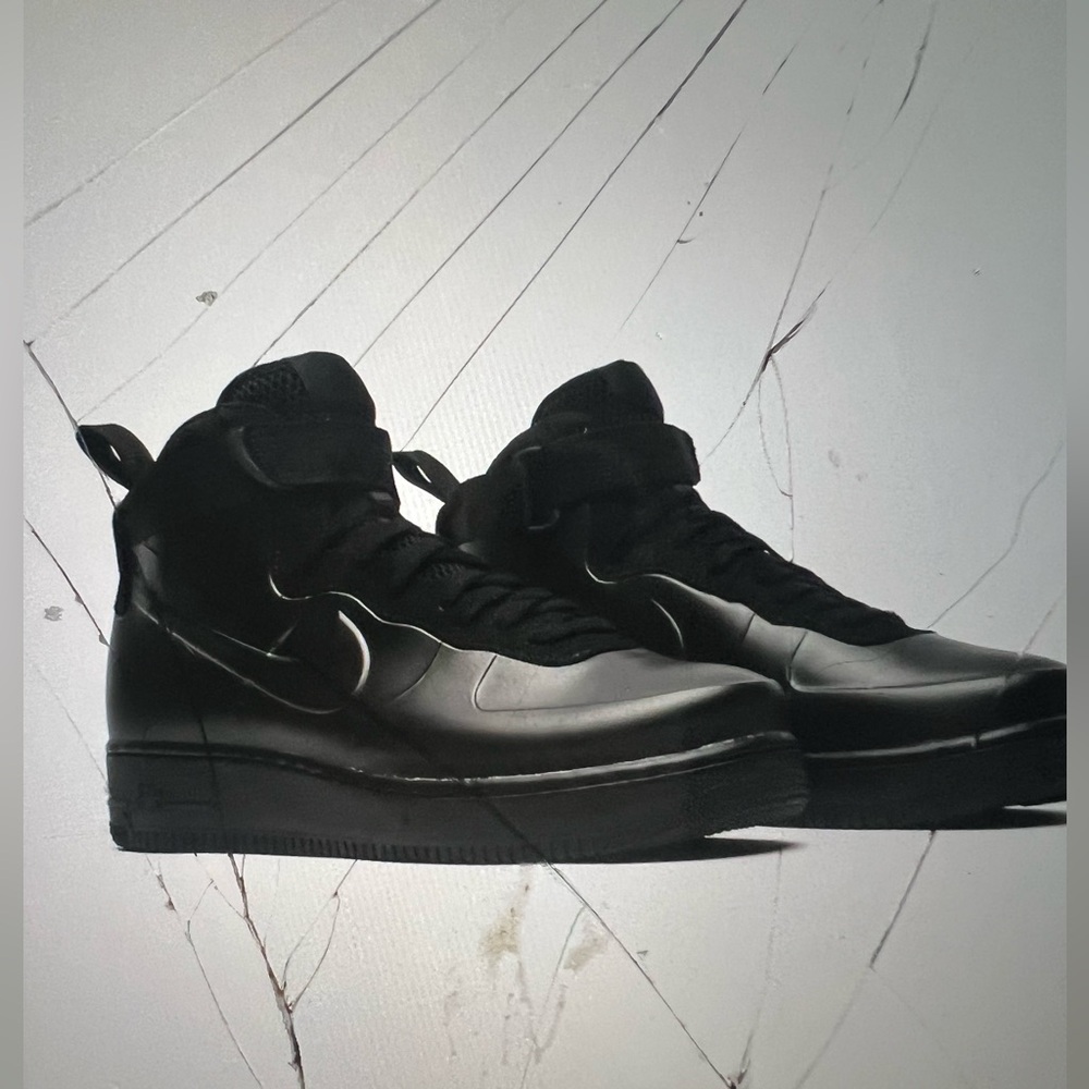 Nike Air Force 1 Foamposite  CUP “ Triple  Black” (AH6771-001)   9.5 WORN ONCE 🖤